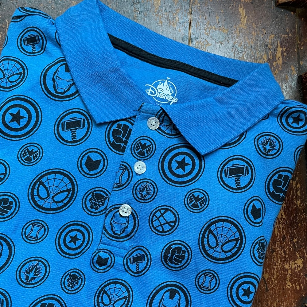 Disney Marvel polo shirt, size L
